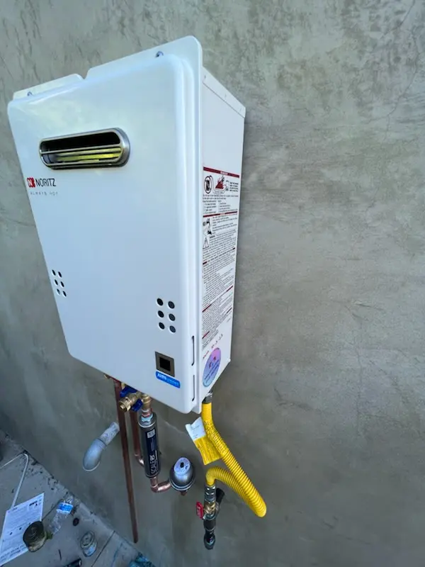 Tankless water heater installation for Abilene homes