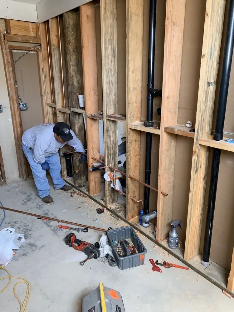 Commercial rough-in plumbing for Water Heater Replacement in Abilene